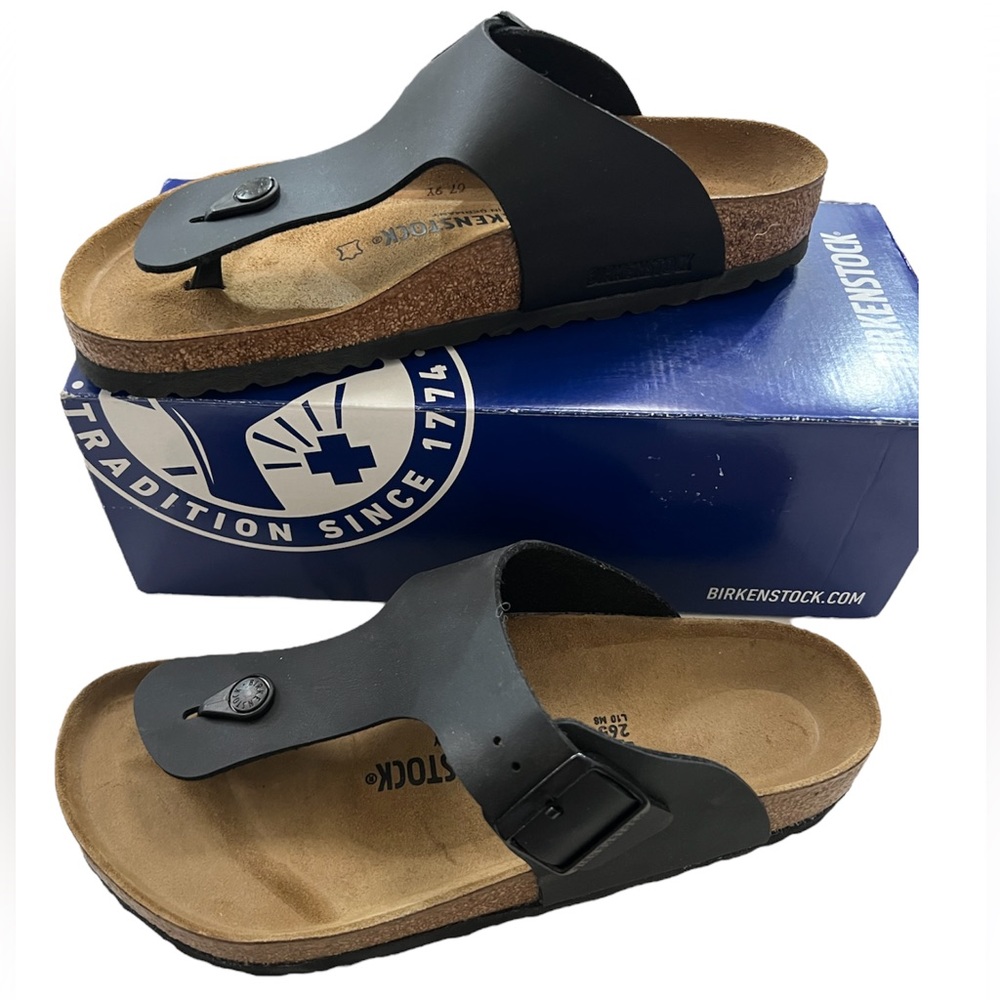 NIB Birkenstock Ramses Black Sandals size 10